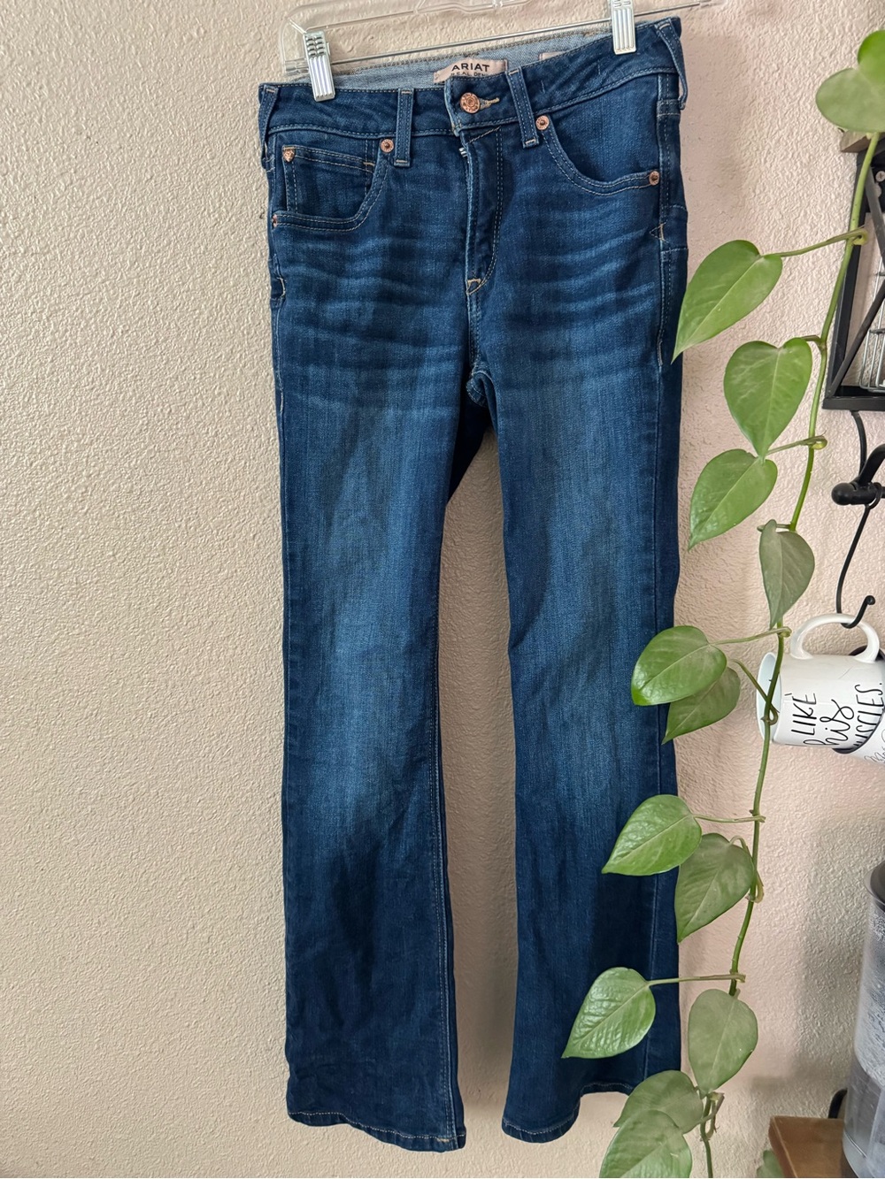 Ariat high rise boot cut jeans